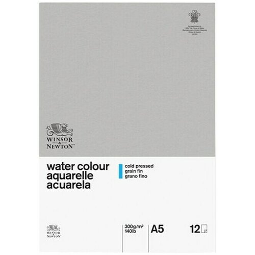 WINSOR &amp;amp; NEWTON Blok za crtanje Watercolour (300 g/m&amp;sup2;, DIN A5, Broj listova: 12 Kom.) Slike