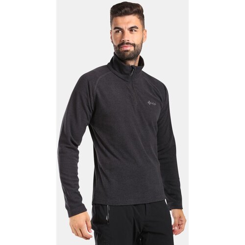 Kilpi Men's fleece sweatshirt ALMERI-M Black Slike
