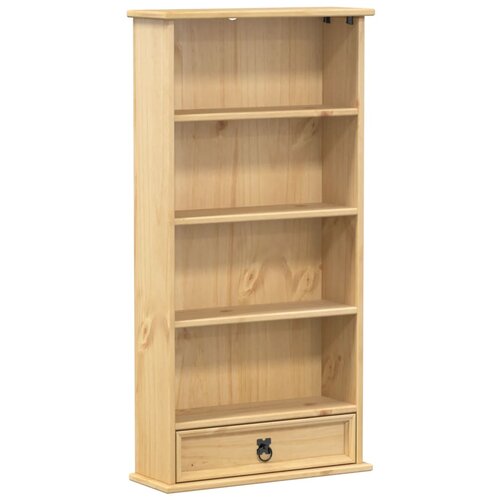 Maison Chic Omarca za CD - CD stojalo - CD regal Corona 52x17,5x103 cm trdna borovina, (21673965) Slike