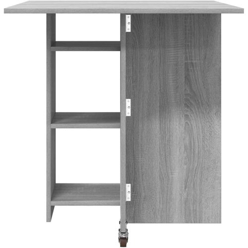  Blagovaonski stol 115 x 70 x 75 cm Konstruirano drvo - Siva Sonoma Slike