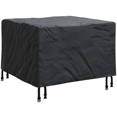 vidaXL Prevleka za zunanje pohištvo Črna 82 x 82 x 50 cm 420D tkanina Cene