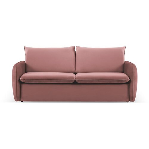 Cosmopolitan Design Ružičasta baršunasta sklopiva sofa 214 cm Vienna – Cijene
