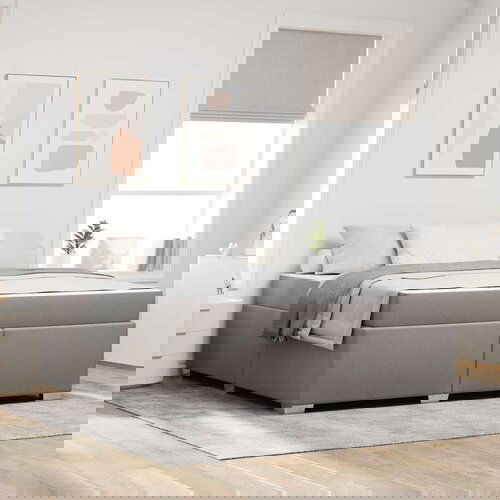 vidaXL Krevetna konstrukcija Sivo-smeđa 180 x 200 cm tkanina Cijene