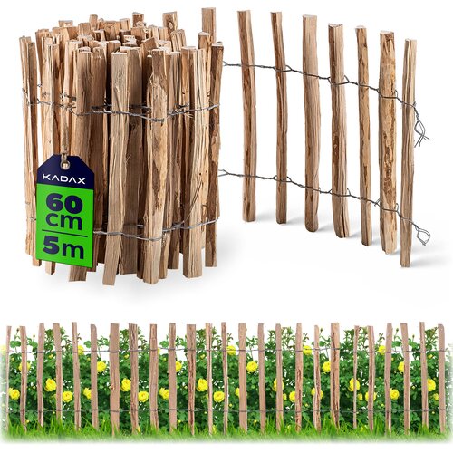 KADAX Ograja iz leskovih letev, zložljiva za&scaron;čitna vrtna ograja 500x60 4-6 cm, (5000358136) Cene