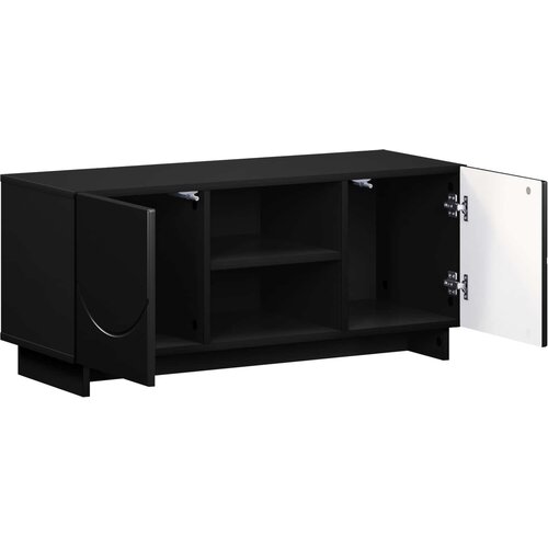  TV stalak 90 x 34,5 x 40 cm Crna Konstruirano drvo Slike