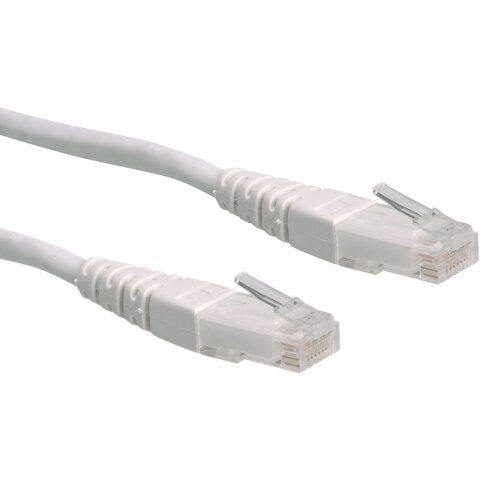 Secomp Roline UTP PatchCord Cat6, beli, 5m Cene