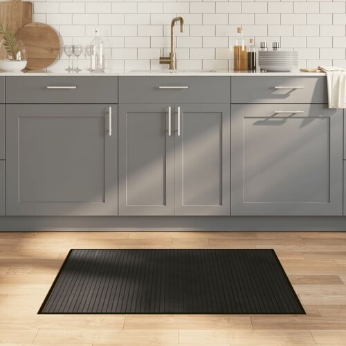  Pravokutni tepih crni 70x100 cm bambus Cijene