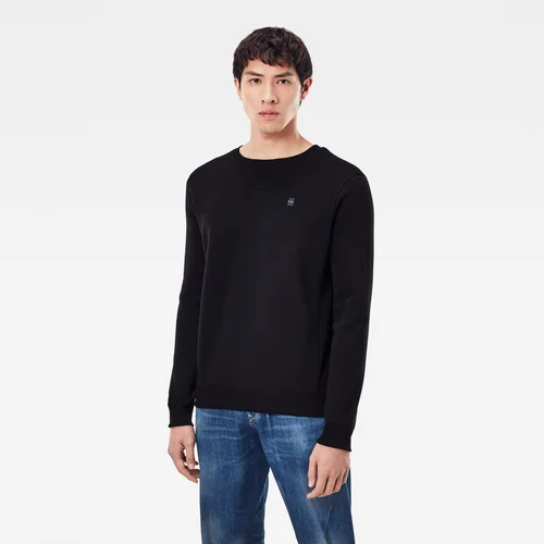 G-star Sweatshirt - Premium core r sw l\s black