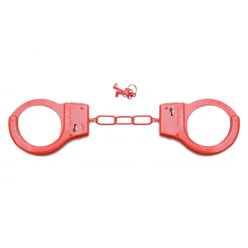 Shots Toys Metal Handcuffs Red
