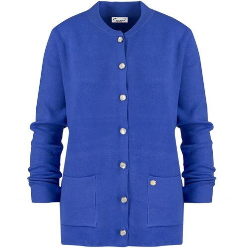 Pri Classic warm thick short cardigan sweater EMILIA decorative buttons Cijene