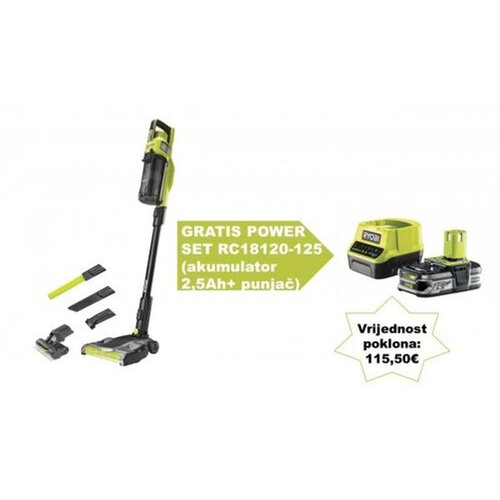 Ryobi Aku Usisavač &Scaron;tapni RSV18X1-0 (18V, ONE+, BL, bez baterije) 30r Cijene