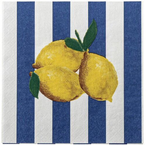 Bloomingville Papirnati ubrusi u setu 20 kom 33x33 cm Limone &ndash; Cijene