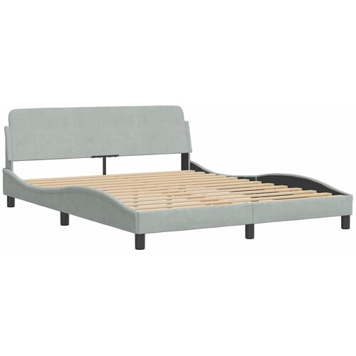  Krevet s madracem Dover svjetlosivi 160x200 cm bar&amp;scaron;unasti Slike