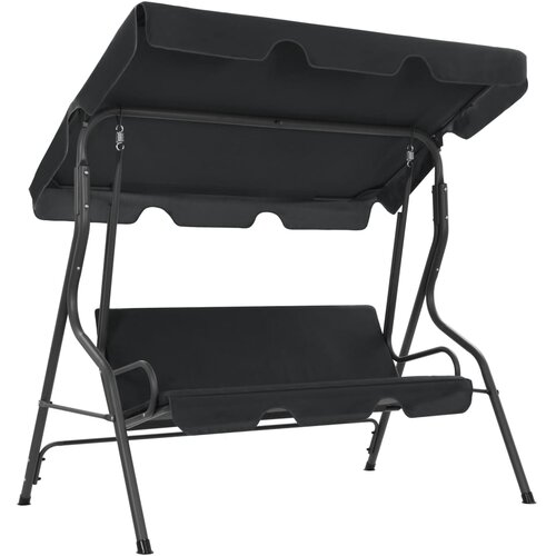 The Living Store Vrtna gugalnica antracitna 170x110x153 cm - Vrtna Gugalnica, (21473472) Slike