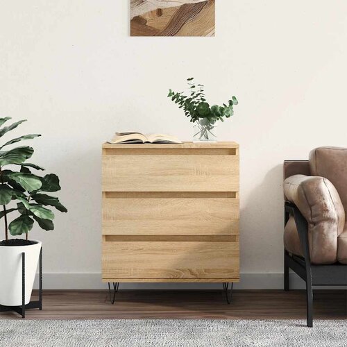 Komoda boja hrasta sonome 60 x 35 x 70 cm od konstruiranog drva Cijene