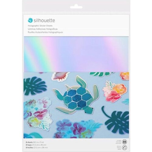 Silhouette Printable Sticker Sheets - Holographic Cene
