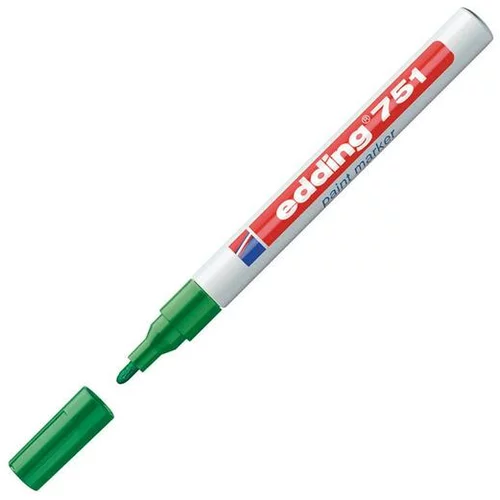 Edding marker z lakom EDE751004 E-751, 1-2 mm, zelen 10 kos