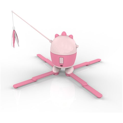 INF Interaktivna mačja igrača z laserskim perjem in lučko, 3 hitrosti Pink, (5000294564) Slike