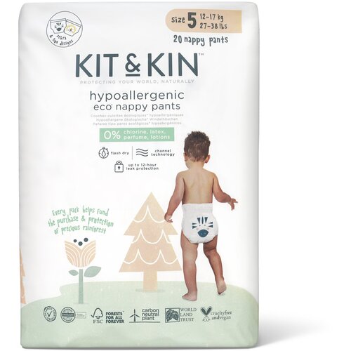 KIT&KIN plenice hlačne junior velikost 5, (12-17kg) 20 kos 54172N Cene