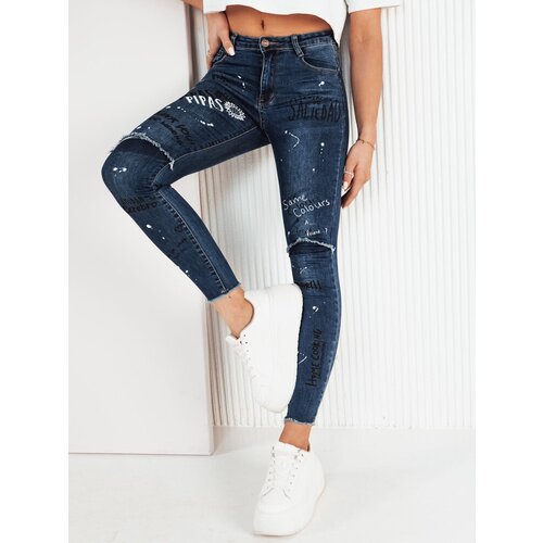 DStreet Spodnie damskie jeansowe ROGUE niebieskie Cijene