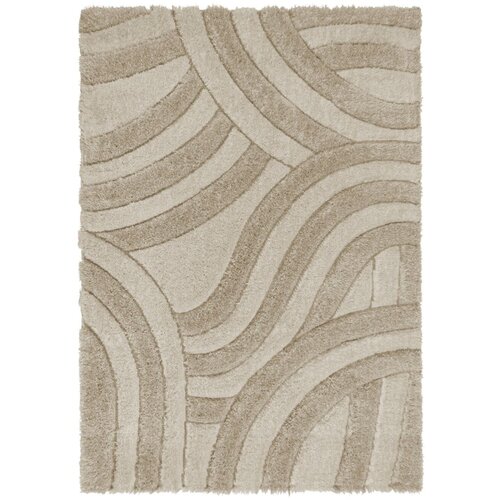 Flair Rugs Bež ročno tkana preproga iz recikliranih vlaken 120x170 cm Velvet &amp;ndash; Slike