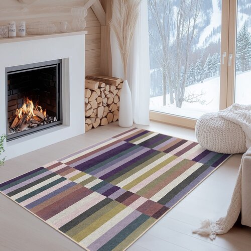 Mila Home Vijoličen pralen tekač 80x200 cm Purple Rain &amp;ndash; Slike