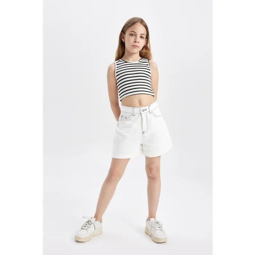 Defacto Girls' Cotton Shorts