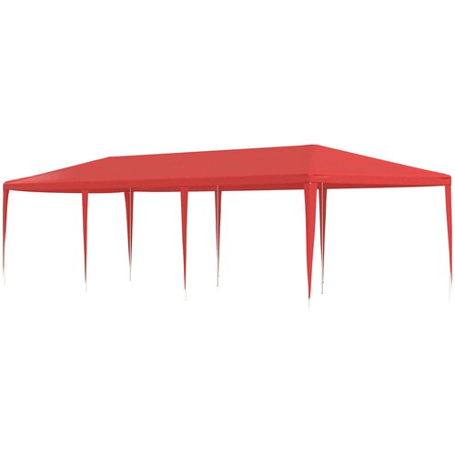 &amp;Scaron;ator za zabave Crvena 900 x 300 x 255 cm PE i čelik Slike