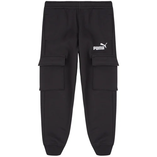 Puma Spodnji deli trenirke ESS NO1 LOGO SWEATPANTS Črna