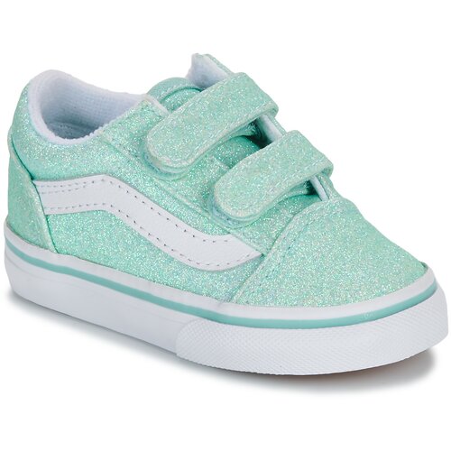 Vans Nizke superge Old Skool V GLITTER PASTEL BLUE Modra Slike
