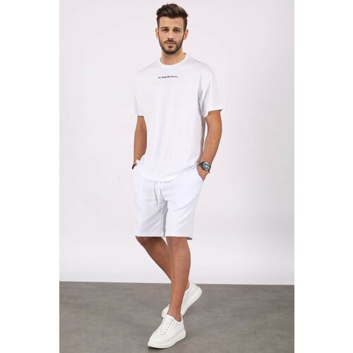 Madmext Shorts - White - Normal Waist Slike
