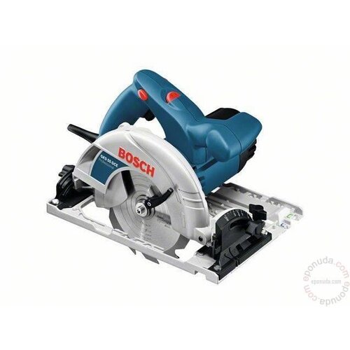 Bosch blue ručna kružna testera GKS 55 GCE u L-boxu sa vodjicom Slike
