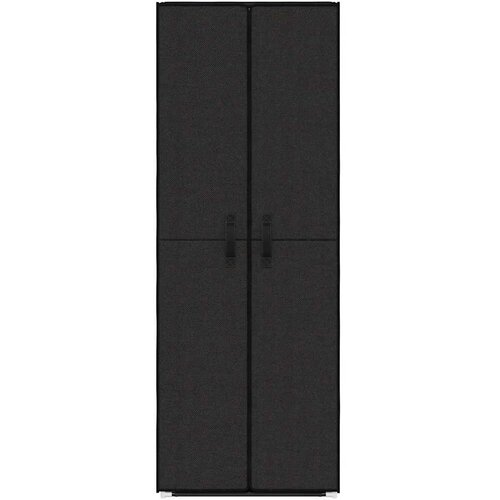  za cipele od tkanine crni 60 x 30 x 166 cm Slike