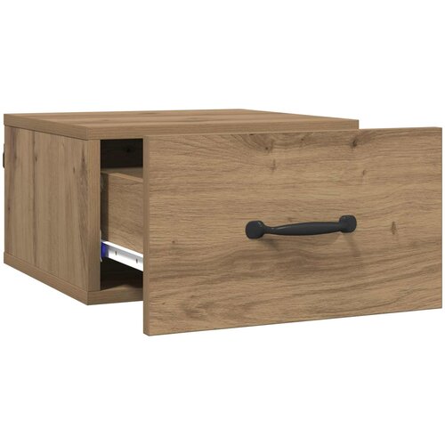  Noćni ormar s ladicama Umjetnička hrastovina 35 x 35 x 20 cm Slike