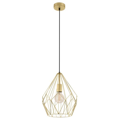 Eglo visilica Carlton, 1 x E27, zlatna, 31 cm, 49933 Slike