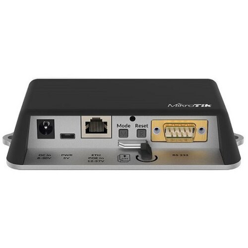 MikroTik LtAP mini LTE kit VPN ruter LTE sa 2 SIM do 150Mb/s + miniPCIe + WiFi N300Mb/s + LAN 10/100Mb/s PoE + GPS + USB + RS232, weatherproof, idealan za vozila i outdoor, 64MB RAM, MTBF 22.8god, temp -40&amp;deg;C&amp;divide;70&amp;deg;C, ROS L4 Slike