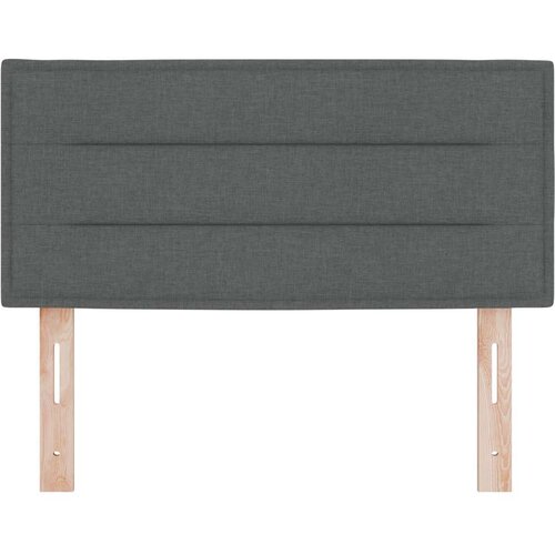 VidaXL naslon za glavu tamno sivi drveni okvir 90 x 7 x 78 cm Slike