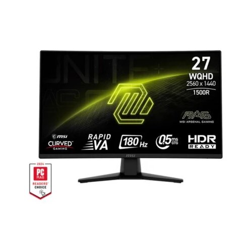 MSI monitor 27 mag 274CQF va wqhd 180Hz DP/2XHDMI zakrivljen Cene