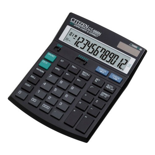 Citizen Stoni poslovni kalkulator CT-666N, 12 cifara ( 05DGC666 ) Slike