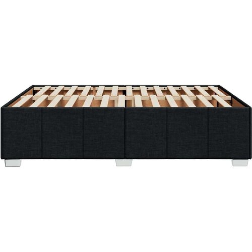 VidaXL okvir za krevet bez madraca crni 160x200 cm od tkanine Slike