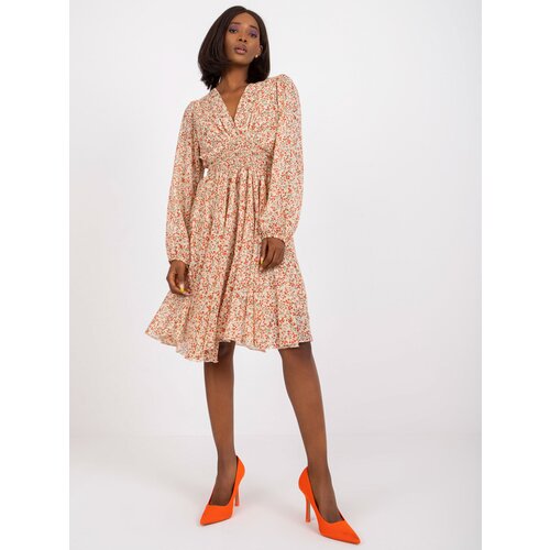 ZULUNA Dress-CHA-SK-2903.21X-beige Slike