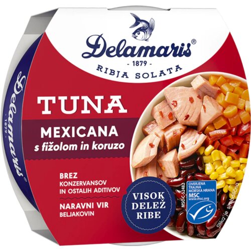 Delamaris TUNA SALATA MEXICANA 170G Cene