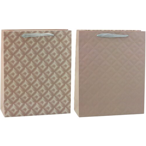  Embossed Beige Gift Bag 32 x 26 x 10cm Cijene