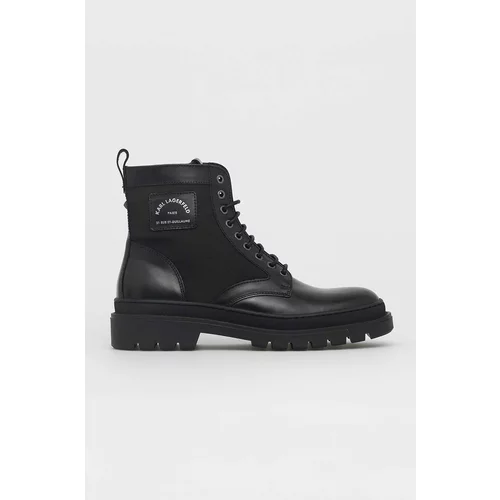 Karl Lagerfeld Cipele za muškarce, boja: crna