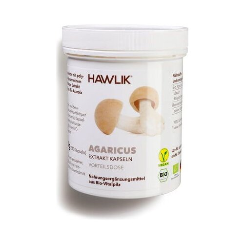 Hawlik Ekstrakt Agaricus kapsule, organski - 240 kaps. Slike
