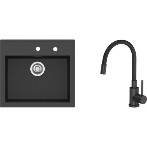 Sink Solution Set PORTO (črna), (20506560) Slike