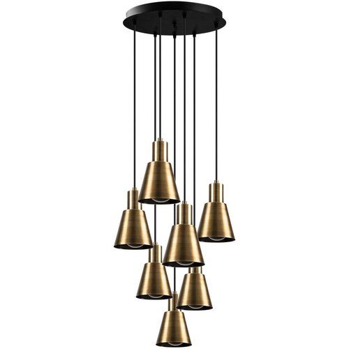 Opviq Kem - 6356 GoldBlack Chandelier Slike