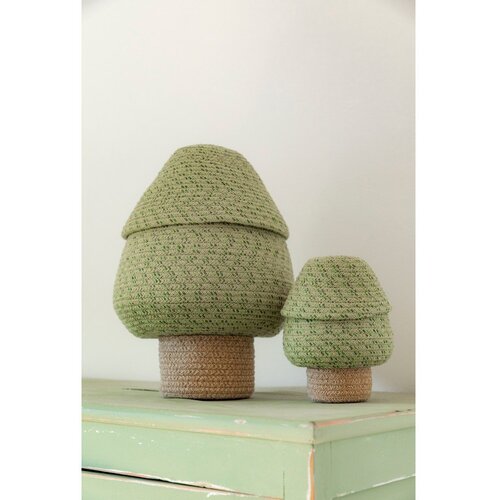 Lorena Canals Zelena tekstilna dječja kutija za pohranu &amp;oslash; 25x36 cm Big Tree &amp;ndash; Slike