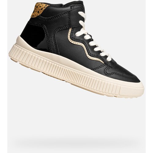 Geox Black Girls' Sneakers Laquinny - Girls Cene