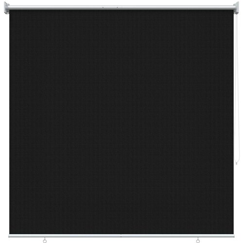 vidaXL Zunanja rolo zavese z blokiranjem UV žarkov 90 % Črna HDPE, (5000297860) Cene